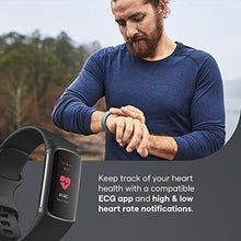 Load image into Gallery viewer, Fitbit Charge 5 Activity Tracker with 6-months Premium Membership Included, up to 7 days battery life and Daily Readiness Score,Graphite/Black