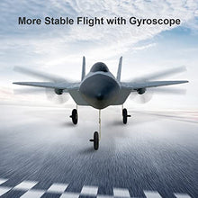 Load image into Gallery viewer, HAWK'S WORK 2 Channel RC Airplanes, F-22 RC Plane Ready to Fly, 2.4 GHz Remote Control Airplane, Easy to Fly RC Glider for Kids & Beginners