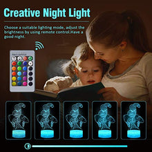 Load image into Gallery viewer, Superhero 3D Night Light, Spiderman Toys for Boys, Spider Man Night Light for Kids with 16 Colors Changing, Decor Lamp with Remote Control, Christmas Birthday Gift for Men Boys Girls(Spider Man)