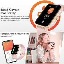Load image into Gallery viewer, Blackview Smart Watch for Women, 1.69" Full Touch Screen Fitness Watch with Female Health Tracking, SpO2/Body Thermometer/Heart Rate/Sleep Monitor, IP68 Waterproof Step Counter Watch for Android iOS