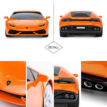 Load image into Gallery viewer, RASTAR Lamborghini Remote Control Car, 1:24 RC Lamborghini HURACÁN LP610-4 Toy Car Model Vehicle, Orange