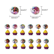 Load image into Gallery viewer, Encanto Birthday Party Supplies,Magic House Decorations include Banner,Cake Topper, Cupcake Toppers,Balloons