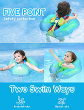 Load image into Gallery viewer, LAYCOL Baby Swimming Float Inflatable Baby Pool Float Newest with Sun Protection Canopy, Baby Swim Float for Age of 3-36 Months(Blue,S)