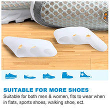Load image into Gallery viewer, Bukihome Little Toe Separators to Correct Overlapping Toes, Gel Toe Separators for Pinky Toes Separation and Protection - 8 Pack