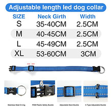 Load image into Gallery viewer, Reflective Dog Collars for Small Medium Large Dogs, Adjustable Nylon Dog Collar with Soft Neoprene Padding Breathable Durable Pet Collar, Navy Blue, M