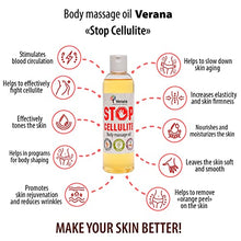 Load image into Gallery viewer, Verana Anti Cellulite Oil BIO Cellulite Remover Treatment 100% Natural Cosmetics for All Skin Types, Revitalizing and Moisturizing Effect Firming and Tightening Skin for Women & Men 8 oz