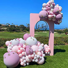 Load image into Gallery viewer, Pink Purple Balloon Garland Arch Kit, 180pcs Pastel Butterfly Stickers Baby Shower Decorations for Girl Birthday Party Bridal Shower Bachelorette Engagement Party Decorations
