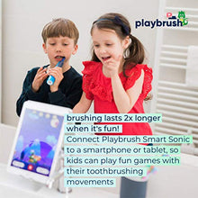Load image into Gallery viewer, Playbrush Smart Sonic, Smart Electric Toothbrush for Kids with Bluetooth and Interactive Games (Blue)