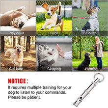 Load image into Gallery viewer, selcouth yyds Dog Whistle,Adjustable Frequencies Dog Training Whistle with Lanyard for Recall