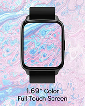 Load image into Gallery viewer, Smart Watch for Men Women Android iOS, Deeprio Niagara 1.69'' Full Touch Fitness Watch Tracker Monitor with Heart Rate Blood Oxygen Pedometer Steps, IP68 Waterproof fit Watch for Sport Sleep Running