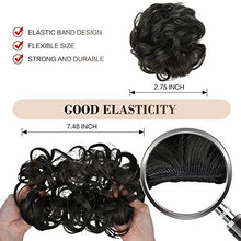 Load image into Gallery viewer, BARSDAR Synthetic Hair Bun Extensions Messy Hair Scrunchies Hair Pieces for Women Hair Donut Updo Ponytail- Light Golden Brown & Medium Blonde