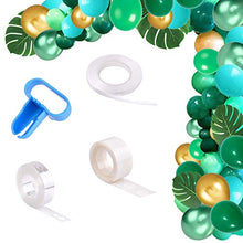 Load image into Gallery viewer, Yiran Jungle Safari Theme Balloon Garland Arch Kit Birthday Party Decorations 78pcs Green and Gold Balloons 16Ft Long for Kids Boys Baby Shower