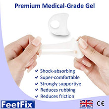 Load image into Gallery viewer, FEETFIX Bunion Corrector Toe Separators – Minimally Invasive Gel Hallux Valgus Big Toe Straightener Protector Splint– Immediate Foot Pain Relief – 4 Pack – Wear with Shoes Spacer –– Medical Grade