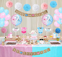 Load image into Gallery viewer, Kreatwow Baby Shower Party Decorations Boy or Girl Gender Reveal Party Supplies 84 Pack