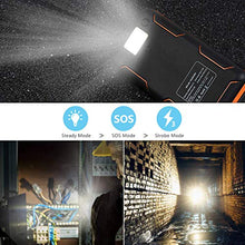 Load image into Gallery viewer, A ADDTOP Solar Charger Power Bank - 25000mAh Fast Charging Portable Charger with 4 Solar Panels Solar Cell Phone Charger External Battery Pack for Phone Tablet