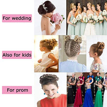 Load image into Gallery viewer, 2pcs Light Blonde Bun Updo Hair Scrunchies Set Curly Messy Fake Hair Chignon Extensions Hairpieces for Evening Party Dating Prom Wedding