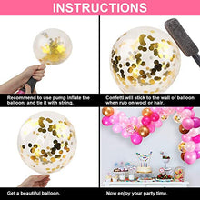 Load image into Gallery viewer, Pink Balloon Arch & Garland Kit, 112pcs Pink, White, Gold, Gold Confetti and Metal Balloons Pack Arch for Girl Birthday Baby Shower Bachelorette Party Wedding Pink Party Decorations