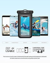 Load image into Gallery viewer, YOSH IPX8 Waterproof Phone Pouch, Waterproof Phone Case for Swimming Dry Bag Underwater with Lanyard for Snorkeling Boating Fishing Raining for iPhone 13 12 11 XS XR Samsung S21 S10 etc. up to 6.8”