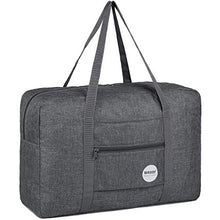 Load image into Gallery viewer, WANDF Foldable Travel Duffel Bag Luggage Sports Gym Water Resistant Nylon