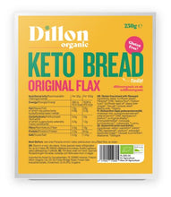 Load image into Gallery viewer, Original Flax KETO BREAD/ ORGANIC/ GLUTEN FREE/ HIGH FIBRE/ HIGH OMEGA 3/ FILLING/ PACK OF 6X250g (LONG SHELF LIFE)