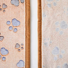 Load image into Gallery viewer, Allisandro® Premium Fluffy Durable Dog Blanket, Soft Warm and Washable Fleece Cat Puppy Throw for Small Medium Large Pet, Coffee 100 x 80cm