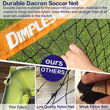 Load image into Gallery viewer, Dimples Excel Football Goal Pop up Football Net Post for Kids Garden Football Training 1 Pack