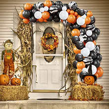 Load image into Gallery viewer, Halloween Balloons Party Decoration Halloween Balloon Arch kit Halloween Balloon Garland Halloween Decoration Set Bat Balloons Orange Balloon Black Balloon