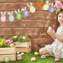 Load image into Gallery viewer, Funnlot Easter Decorations Home Happy Easter Decorations Easter Decoration Easter Bunting Easter Banner Happy Easter Banner Easter Bunting Decorations