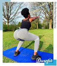 Load image into Gallery viewer, DUROFIT TIK Tok Gym Leggings Anti cellulites Women Scrunch Ruched Butt Lifting Yoga Pants Gym Workout Running Sport Push Up High Waist Full Length Grey S