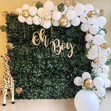 Load image into Gallery viewer, Balloon Arch Kit Garland,Aivatoba Balloons Gold White Confetti Balloons Matellic Latex Helium Ballons Decoration for Baby Shower, Girls Wedding Children Birthday Party Decoration