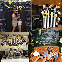 Load image into Gallery viewer, We are so Proud of You Graduation Banner, Graduation Garland with Graduation Cap, Congratulations Graduation Theme Party Decoration, Graduation Ceremonies