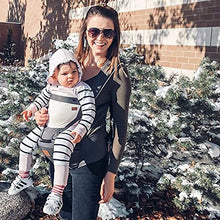 Load image into Gallery viewer, Bebamour Baby Carrier 3D Air Mesh Baby Carrier Backpack for Newborn to Toddler, Approved by Safety Standard, Ergonomic Baby Hip Seat 6 in 1 Front Carrier (3D Air Grey with Designed)