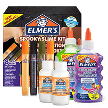 Load image into Gallery viewer, Elmer's Glue Spooky Slime Kit | with Clear PVA Glue, Glitter Glue Pens and Magical Liquid Slime Activator Solution | 8 Piece Slime Making Set
