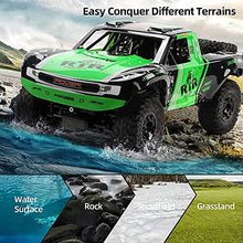 Load image into Gallery viewer, Weaston Amphibious RC Cars 1:10 Scale RC Buggy 2.4 GHz Waterproof Remote Control Car, 50cm Large Monster Truck, 4WD Off Road Vehicle With Two Battery Gift For Adults And Kids (Green)