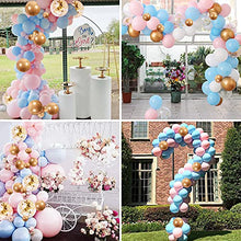 Load image into Gallery viewer, Unisun Gender Reveal Decorations, 104 Pcs Blue Pink White Balloons Arch Garland Kit with Boy or Girl Banner Gold Confetti Metallic Balloon for Baby Shower Birthday Wedding Party Decorations
