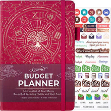 Load image into Gallery viewer, Legend Budget Planner – Deluxe Financial Planner Organizer & Budget Book. Money Planner Account Book & Expense Tracker Notebook Journal for Household Monthly Budgeting & Personal Finance – Hot Pink