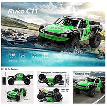 Load image into Gallery viewer, Weaston Amphibious RC Cars 1:10 Scale RC Buggy 2.4 GHz Waterproof Remote Control Car, 50cm Large Monster Truck, 4WD Off Road Vehicle With Two Battery Gift For Adults And Kids (Green)