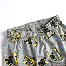 Load image into Gallery viewer, Little Hand Kids Pyjamas for Boys Pajama Set,Summer Boys Shorts Outfit,Kids 'Digger' Pjs, 2-3 Years, Grey 2