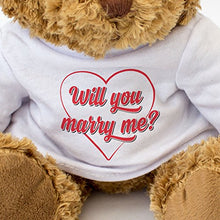 Load image into Gallery viewer, NEW - WILL YOU MARRY ME - Teddy Bear - Cute Cuddly - Present Gift Romance Love Valentine