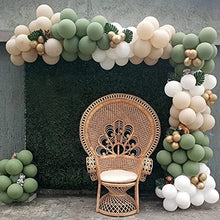 Load image into Gallery viewer, Balloon Arch Kit, Sage Green Balloon Garland Kit, Retro Green White and Gold Birthday Balloons Arch Kit for Jungle Safari Theme Party Boy Shower Wedding Party Decoration