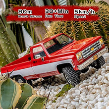 Load image into Gallery viewer, FMS 1:18 Chevrolet K10 RC Trucks RC Car Official Licensed Model Car 5km/h 4WD RC Crawler Hobby RC Cars RTR Remote Control Car with LED Lights Cruiser Vehicle 3-Ch 2.4GHz Transmitter for Adults