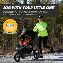 Load image into Gallery viewer, Baby Jogger Summit X3 Jogging Pushchair | Foldable 3-Wheel Exercise Stroller with Deceleration Brake | Midnight Black