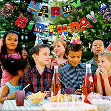 Load image into Gallery viewer, 38pcs Superhero Party Decoration Kit Superhero Balloons Avengers Party Balloons Decorations Happy Birthday Party for Boys Birthday Party Decoration