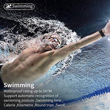 Load image into Gallery viewer, Smart Watch, DIY Fitness Tracker Face Fitness Watch with Calorie Step Counter, Blood Pressure Monitor Heart Rate Monitor Sleep Tracker, for Men Women Activity Trackers 5ATM Waterproof Smartwatch
