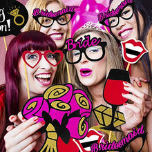 Load image into Gallery viewer, jaunty partyware 30pk Pre-Assembled Hen Party Props | Ready to use Hen Party Photo Booth Props for Hen Do Accessories and Hen Party Accessories