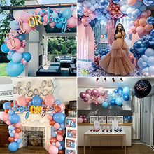 Load image into Gallery viewer, Gender Reveal Decorations, Boy or Girl Gender Reveal Balloons 36 inch with Confetti, Metallic Blue Pink Gender Reveal Balloons Arch Garland Kit for Baby Shower Gender Reveal Party Decoration