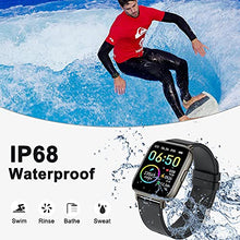 Load image into Gallery viewer, Smart Watch, Fitness Tracker 1.69" Touch Screen Fitness Watch with Heart Rate Sleep Monitor, Step Counter Smart Watch for Men Women Activity Trackers IP68 Waterproof Smartwatch Sports for iOS Android
