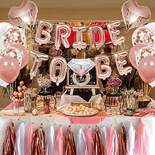 Load image into Gallery viewer, Hen Party Decorations Hen Do Accessories for Bridal Shower,Hen Party Balloons,Hen Do Decorations with Bride to Be Banner,Rose Gold Accessories Supplies Hen Night Party Decoration