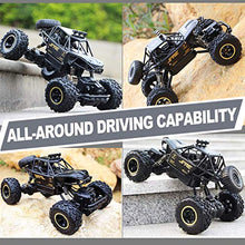 Load image into Gallery viewer, 4DRC C3 RC Cars Remote Control Off Road Monster Truck, Metal Shell Car 2.4Ghz 4WD Dual Motors, All Terrain Hobby Truck with 3 Batteries for 120 Min Play Boy Adult Gifts Toys,Black