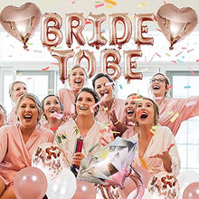 Load image into Gallery viewer, Hen Party Decorations Hen Do Accessories for Bridal Shower,Hen Party Balloons,Hen Do Decorations with Bride to Be Banner,Rose Gold Accessories Supplies Hen Night Party Decoration